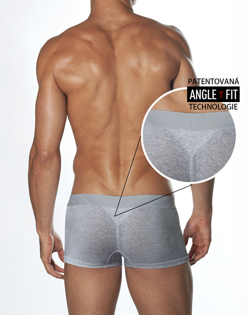 D.HEDRAL Boxerky Evo Trunk - Melange Grey 3